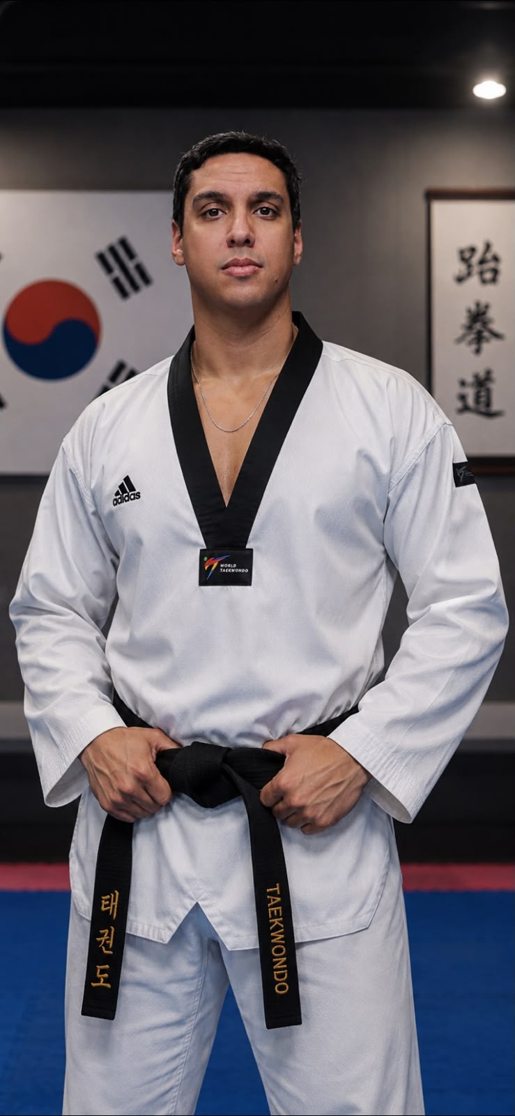 Tiago Carvalho, faixa preta de Taekwondo
